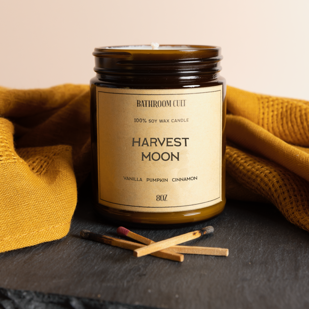 harvest moon pumpkin spice latte candle