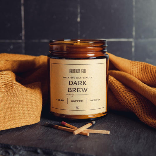 dark brew coffee candle