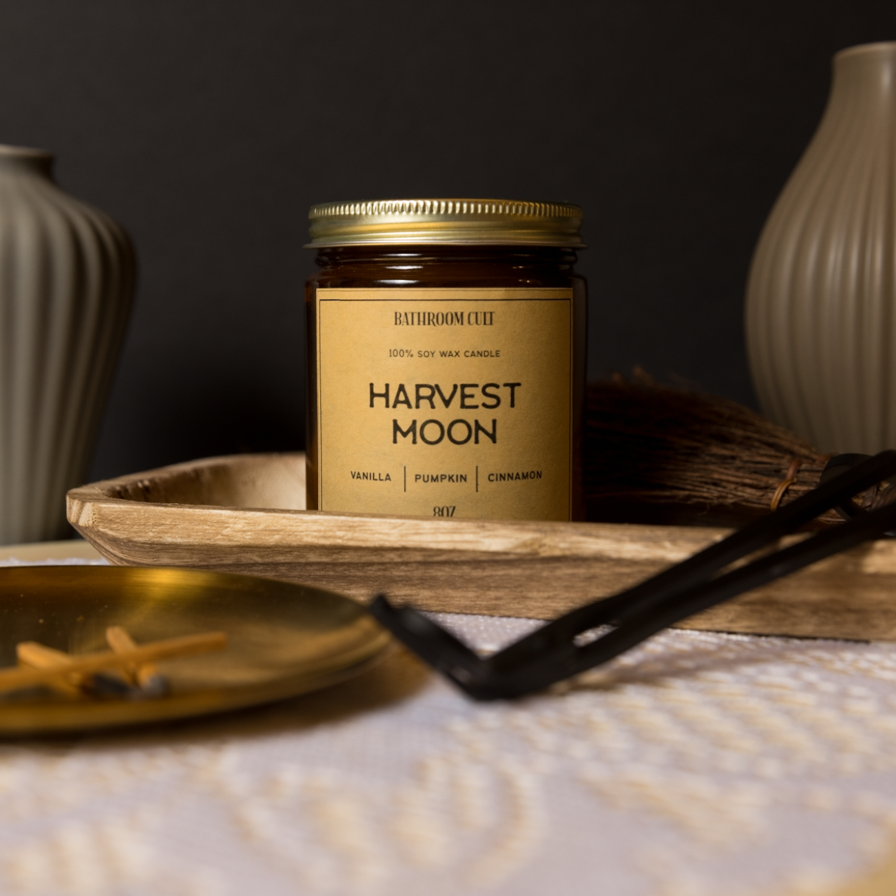 pumpkin spice candle