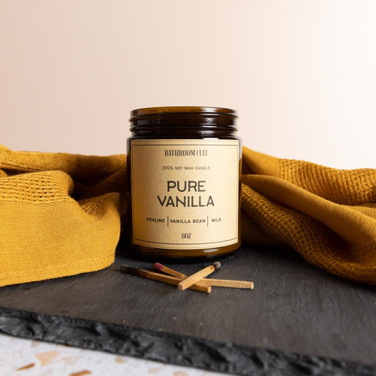 pure vanilla candle